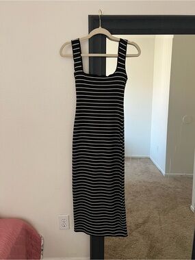 Zara | Dresses | Nwt Zara Stretch Knit Midi Dress | Poshmark